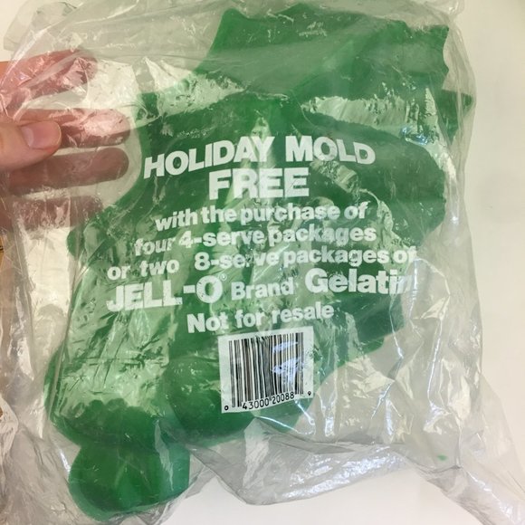 3 Vtg 1987 Jello Holiday Mold Holly Christmas Winter Plastic 2 Sealed 1 Opened - Picture 8 of 11